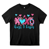Black xoxo hugs and kisses olivia Heavy Core Tee - OliviaCreatesArt
