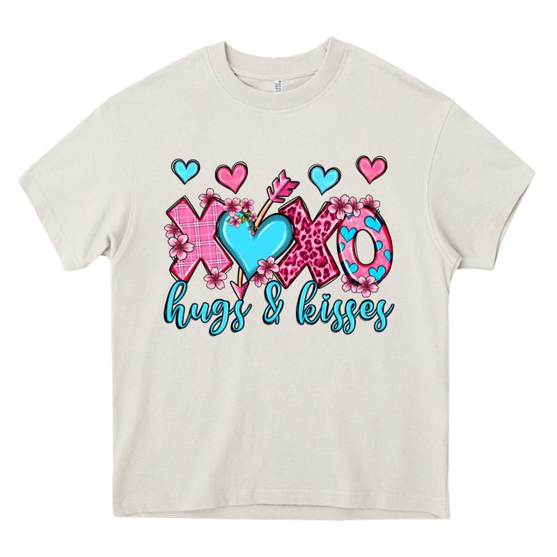 Xoxo Hugs And Kisses Olivia Heavy Core Tee by OliviaCreatesArt | Teevron