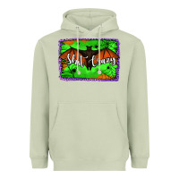 Matcha bat shit crazy with background Heavyweight Hoodie - Jasminsmagicworld
