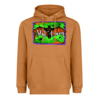 Meerkat bat shit crazy with background Heavyweight Hoodie - Jasminsmagicworld