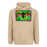 Mushroom bat shit crazy with background Heavyweight Hoodie - Jasminsmagicworld