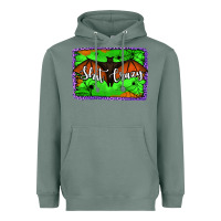 Sage bat shit crazy with background Heavyweight Hoodie - Jasminsmagicworld