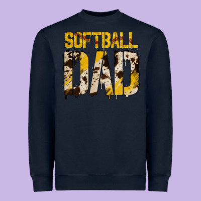 No Background Softball Dad Heavyweight Sweatshirt Designed By Jasminsmagicworld