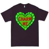 Plum valentine's day hearts Premium Tee - FaDigitalArtStudio