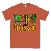 Copper St. Patrick's Lucky and blessed Classic Tee - OliviaCreatesArt