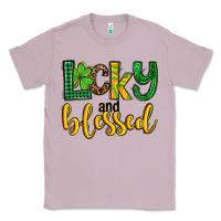 Lilac St. Patrick's Lucky and blessed Classic Tee - OliviaCreatesArt