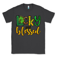 Smoke St. Patrick's Lucky and blessed Classic Tee - OliviaCreatesArt