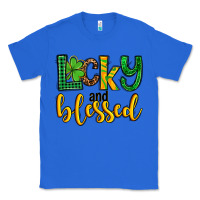 True Royal St. Patrick's Lucky and blessed Classic Tee - OliviaCreatesArt