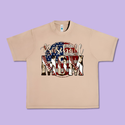 Baseball Mom Urban Heavy Tee Designed By Jasminsmagicworld