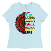 Hispanic Heritage Month Hand Fan Ladies Tee | Teevron