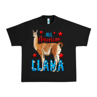 Black All American Lama Urban Heavy Tee - LillyAllenDesigns