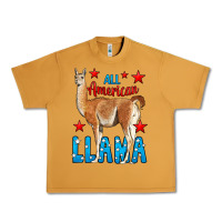 Peanut Butter All American Lama Urban Heavy Tee - LillyAllenDesigns