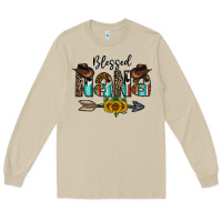 Mushroom blessed nana Long Sleeve Tee - CowhideDigitalArt