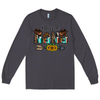 Smoke blessed nana Long Sleeve Tee - CowhideDigitalArt