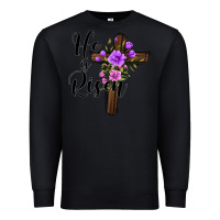 Black he is risen matthew 28 6 Premium Sweatshirt - Jasminsmagicworld