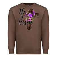 Chestnut he is risen matthew 28 6 Premium Sweatshirt - Jasminsmagicworld