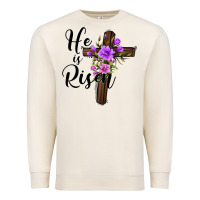 Sandshell he is risen matthew 28 6 Premium Sweatshirt - Jasminsmagicworld