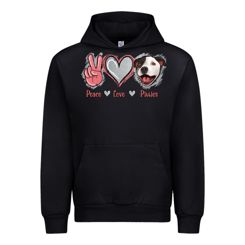 Peace Love Pitties Urban Hoodie by Jasminsmagicworld | Teevron