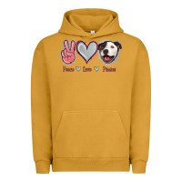Pigment Peanut Butter Peace Love Pitties Urban Hoodie - Jasminsmagicworld