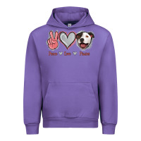 Tulip Peace Love Pitties Urban Hoodie - Jasminsmagicworld