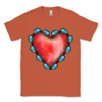 Copper Gemstone Red Heart Classic Tee - Jasminsmagicworld