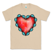 Mushroom Gemstone Red Heart Classic Tee - Jasminsmagicworld