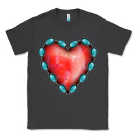 Smoke Gemstone Red Heart Classic Tee - Jasminsmagicworld