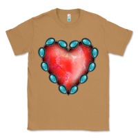 Toasted Coconut Gemstone Red Heart Classic Tee - Jasminsmagicworld