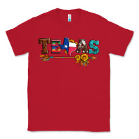 Red texas with arrow and sunflowers Classic Tee - Artiststas