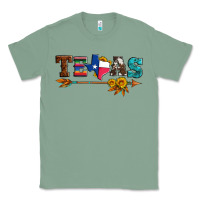 Sage texas with arrow and sunflowers Classic Tee - Artiststas
