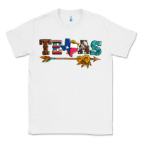 White texas with arrow and sunflowers Classic Tee - Artiststas