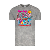 Cloud Rock Bye Bye School Hello Pool Teacher  Squad Vintage Tee - CowhideDigitalArt