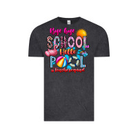 Vintage Black Bye Bye School Hello Pool Teacher  Squad Vintage Tee - CowhideDigitalArt