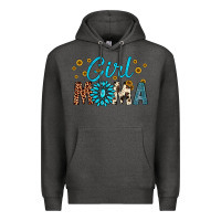 Charcoal Heather girl mama Premium Hoodie - Artiststas