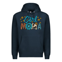 Navy girl mama Premium Hoodie - Artiststas