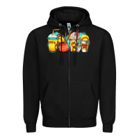 Black softball coffee Zipper Hoodie - Jasminsmagicworld