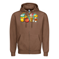 Chestnut softball coffee Zipper Hoodie - Jasminsmagicworld