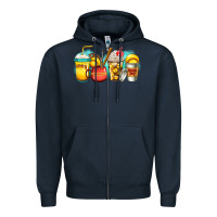 Navy softball coffee Zipper Hoodie - Jasminsmagicworld