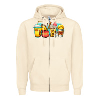 Sandshell softball coffee Zipper Hoodie - Jasminsmagicworld