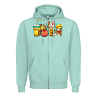 Seafoam softball coffee Zipper Hoodie - Jasminsmagicworld