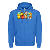 True Royal softball coffee Zipper Hoodie - Jasminsmagicworld