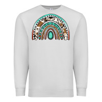 Dove Grey blessed western rainbow Premium Sweatshirt - Jasminsmagicworld