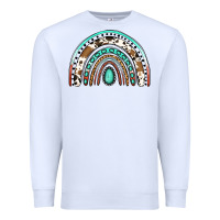 White blessed western rainbow Premium Sweatshirt - Jasminsmagicworld