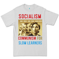 Dove Grey socialism Premium Tee - DesigneFamous