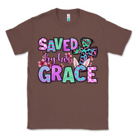 Chestnut Easter Day Saved by his grace Classic Tee - OliviaCreatesArt