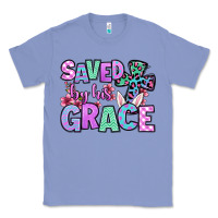 Colony Blue Easter Day Saved by his grace Classic Tee - OliviaCreatesArt