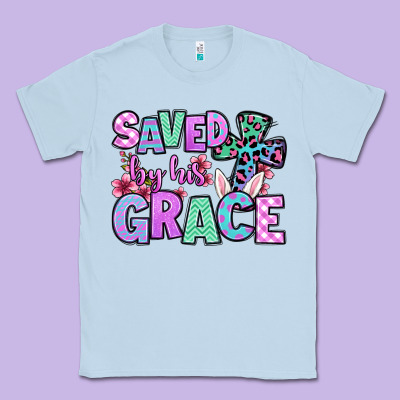 Easter Day Saved By His Grace Classic Tee Designed By Oliviacreatesart