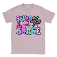 Lilac Easter Day Saved by his grace Classic Tee - OliviaCreatesArt