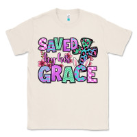 Natural Easter Day Saved by his grace Classic Tee - OliviaCreatesArt