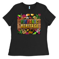 Black hispanic heritage tumbler Ladies Tee - BundleAndBundleShop